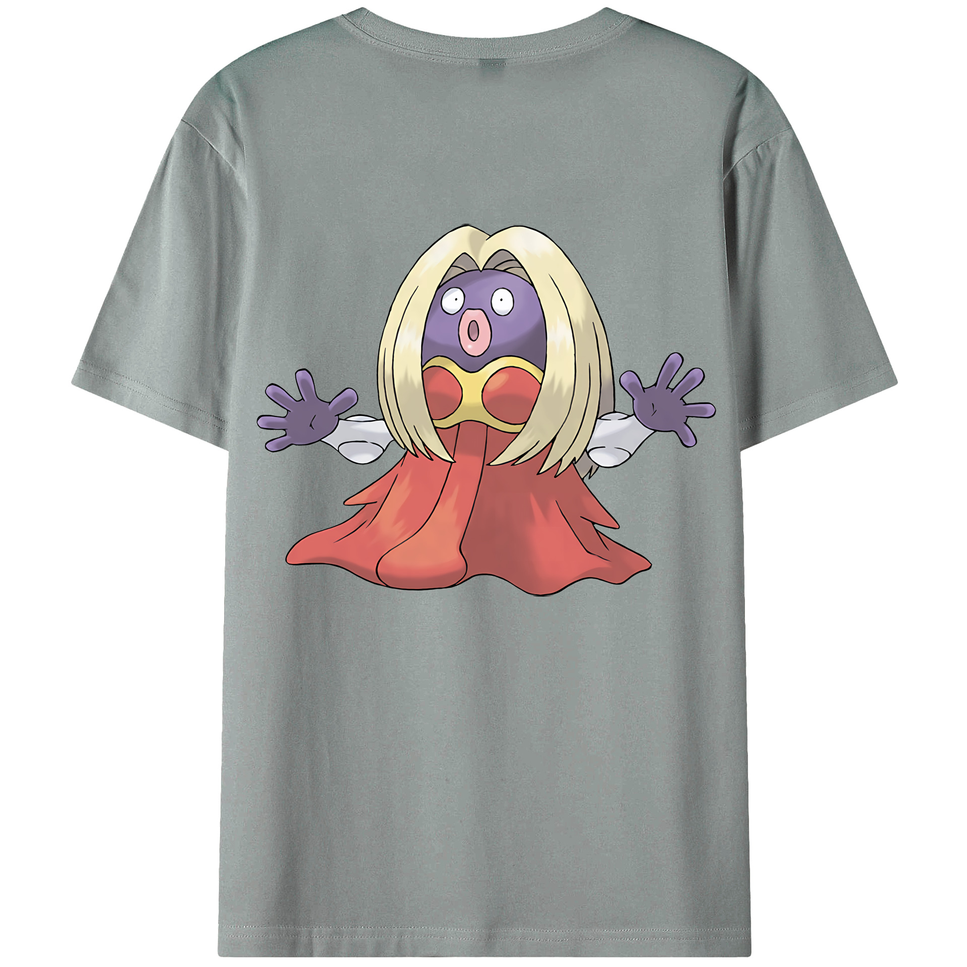 （画像用） ポケットモンスター Pokémon 綿100％ メンズ半袖Tシャツ（バックプリント） 通気性